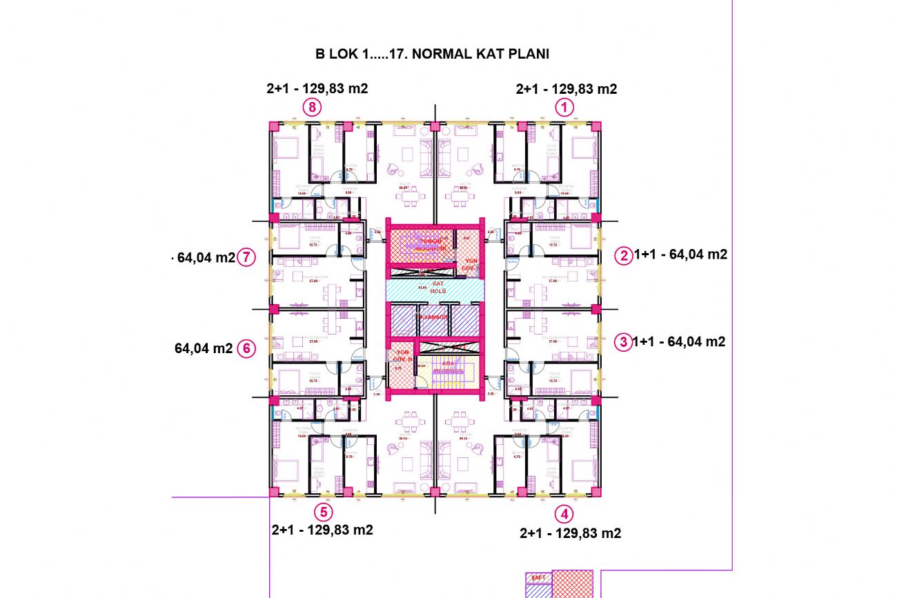 Flat 24 Floor Plans, Real Estate, Property, Turkey