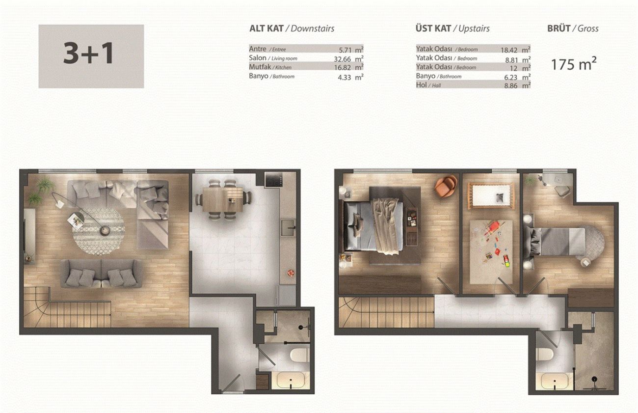 Forev Modern Halic Floor Plans, Real Estate, Property, Turkey