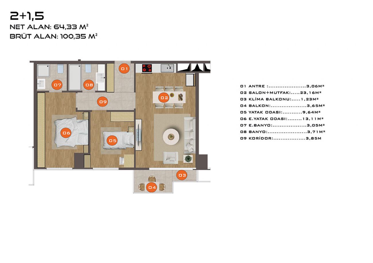 DKY Sahil Floor Plans, Real Estate, Property, Turkey