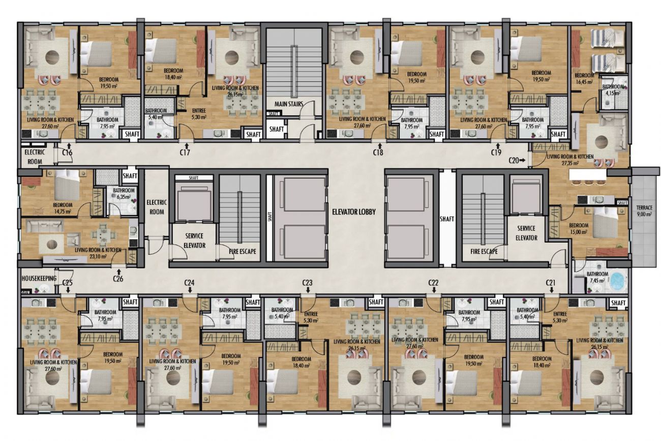 Wyndham Days Inn Gümüş Panorama Floor Plans, Real Estate, Property, Turkey