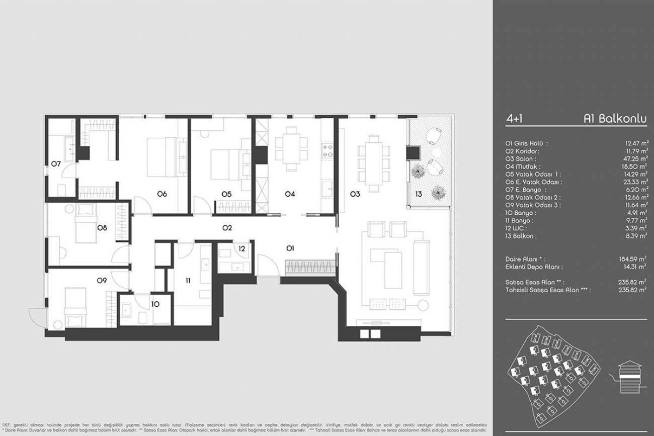 Nef Reserve Kandilli Floor Plans, Real Estate, Property, Turkey