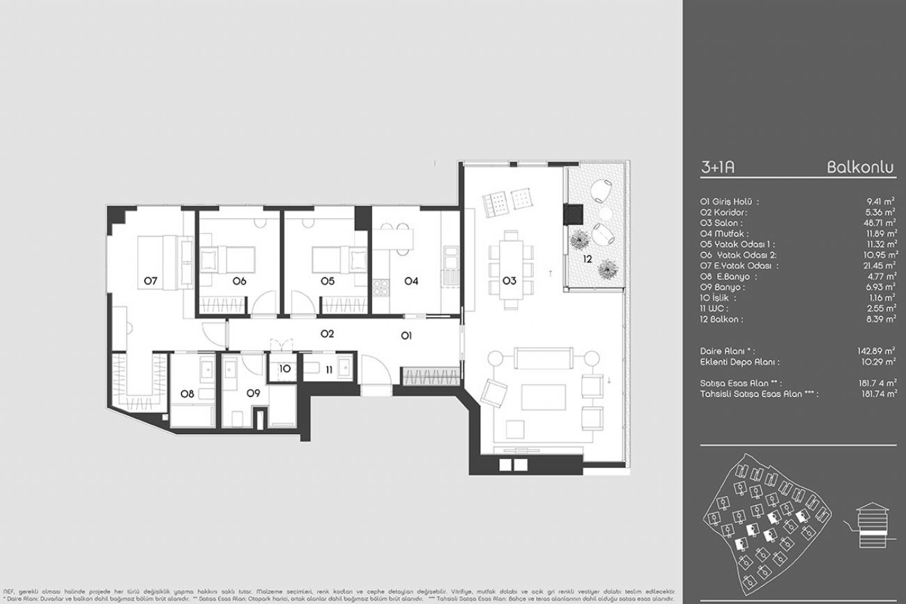 Nef Reserve Kandilli Floor Plans, Real Estate, Property, Turkey