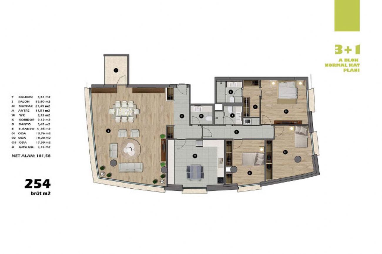 Koşuyolu Koru Evleri Floor Plans, Real Estate, Property, Turkey