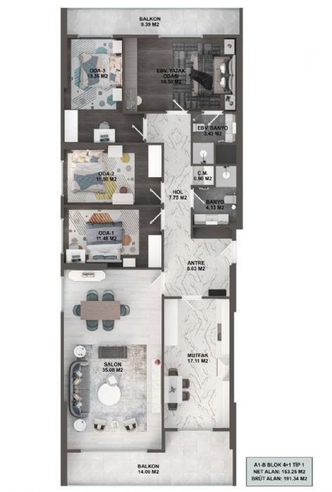 Ata Park Atakent Floor Plans, Real Estate, Property, Turkey