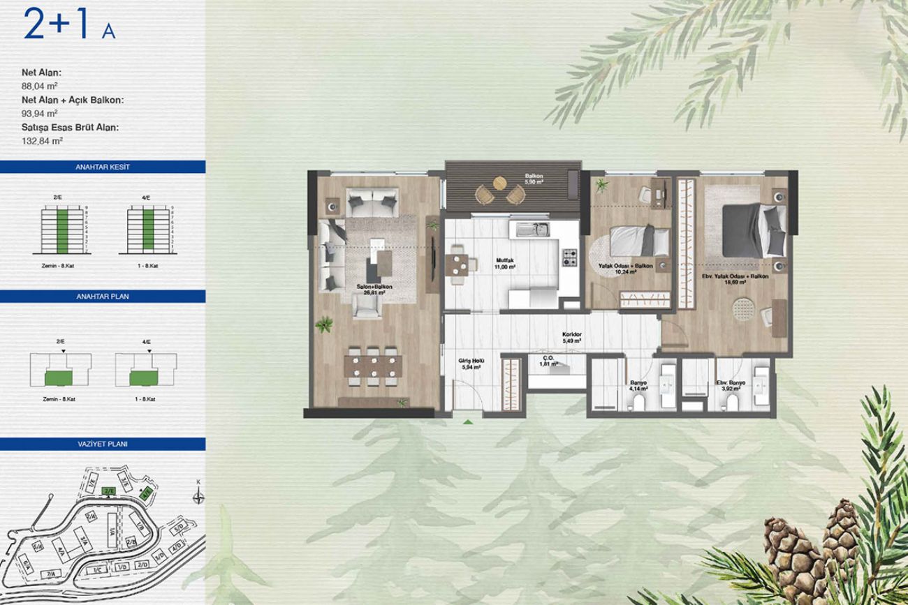 Avrupa Konutları Çamlıvadi Floor Plans, Real Estate, Property, Turkey