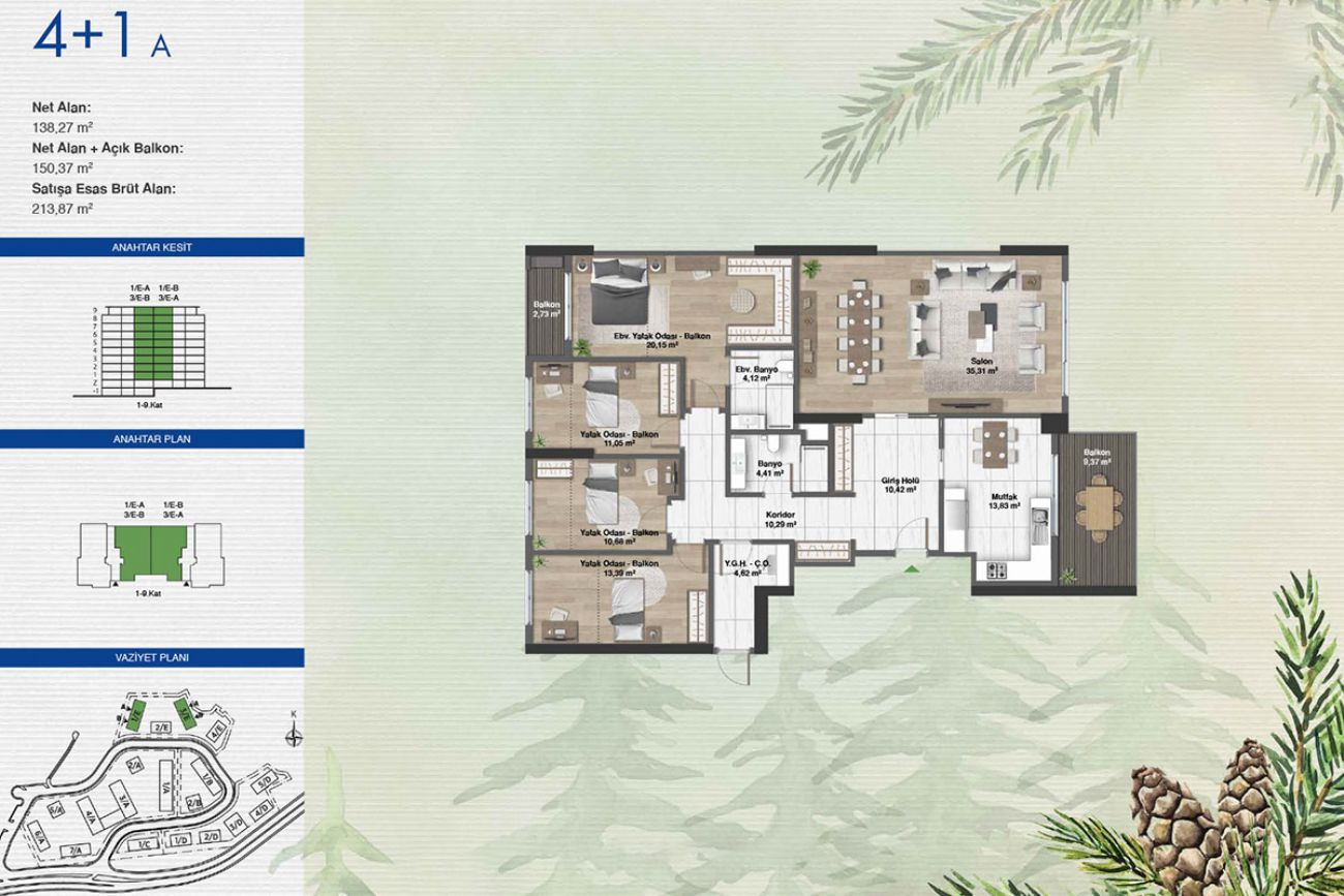 Avrupa Konutları Çamlıvadi Floor Plans, Real Estate, Property, Turkey