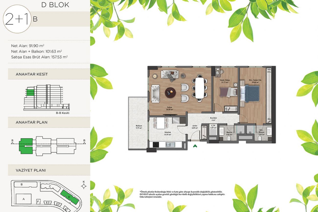 Invest Vadi Floor Plans, Real Estate, Property, Turkey