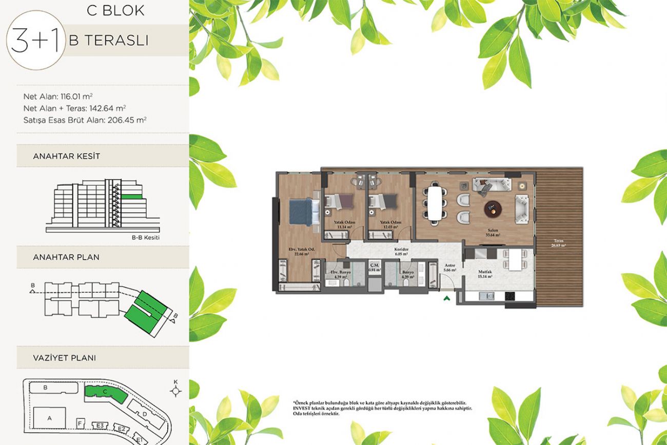 Invest Vadi Floor Plans, Real Estate, Property, Turkey