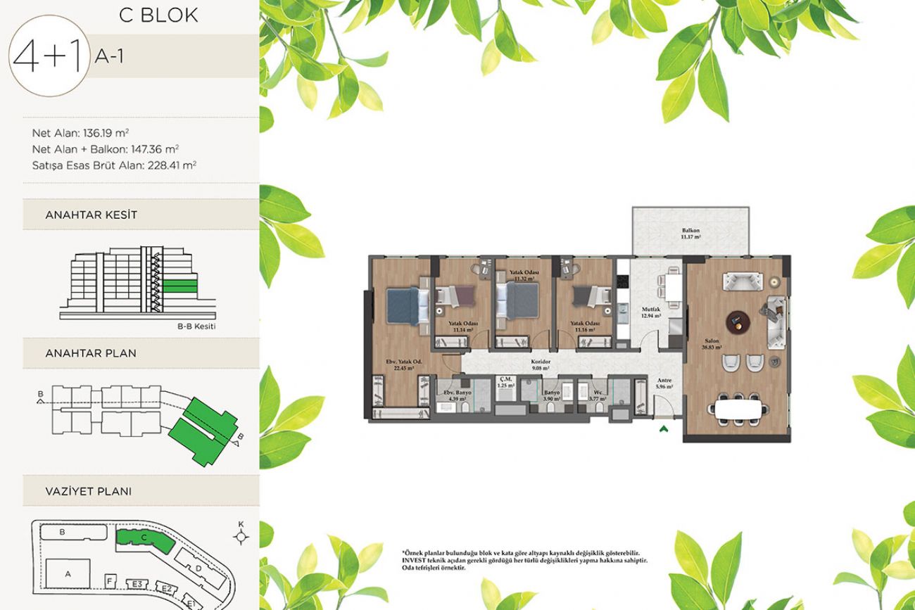 Invest Vadi Floor Plans, Real Estate, Property, Turkey