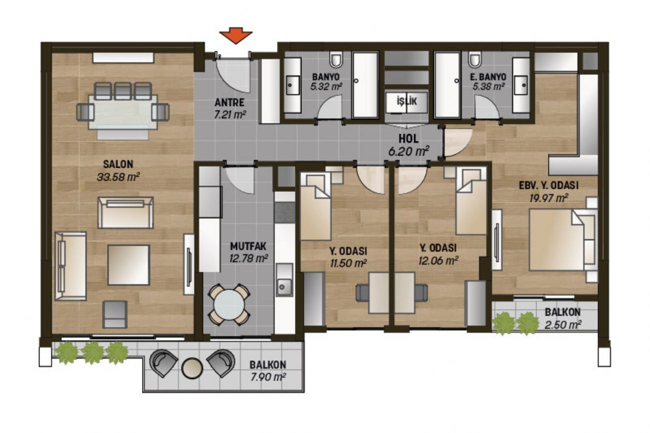 Mesa Orman Floor Plans, Real Estate, Property, Turkey