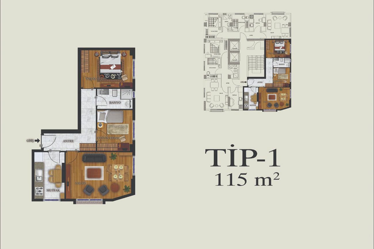 Arizon Residence Floor Plans, Real Estate, Property, Turkey