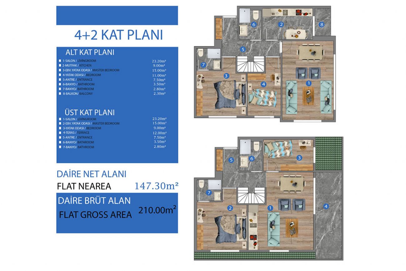 Albatros Life Floor Plans, Real Estate, Property, Turkey