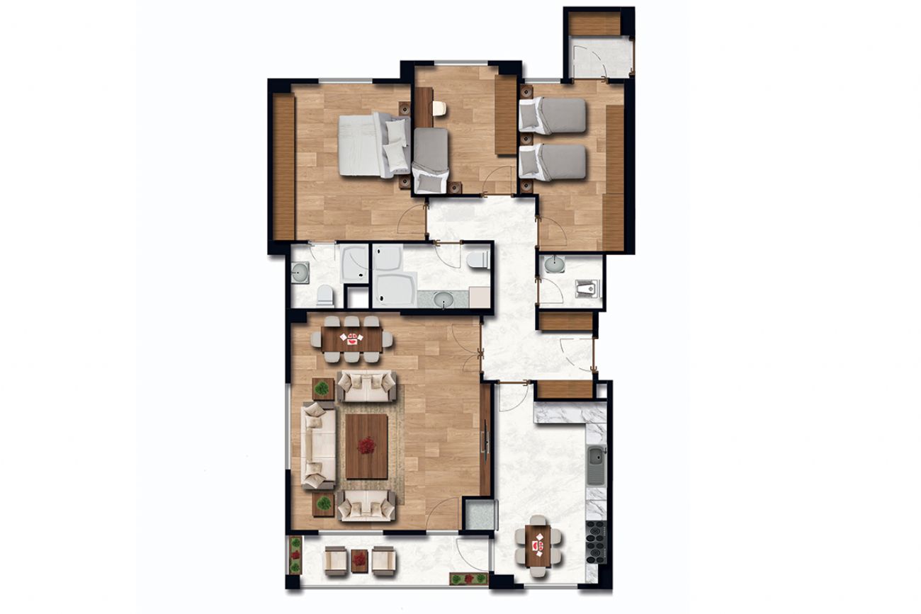 Flores Konakları Floor Plans, Real Estate, Property, Turkey