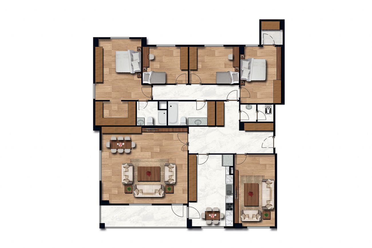 Flores Konakları Floor Plans, Real Estate, Property, Turkey