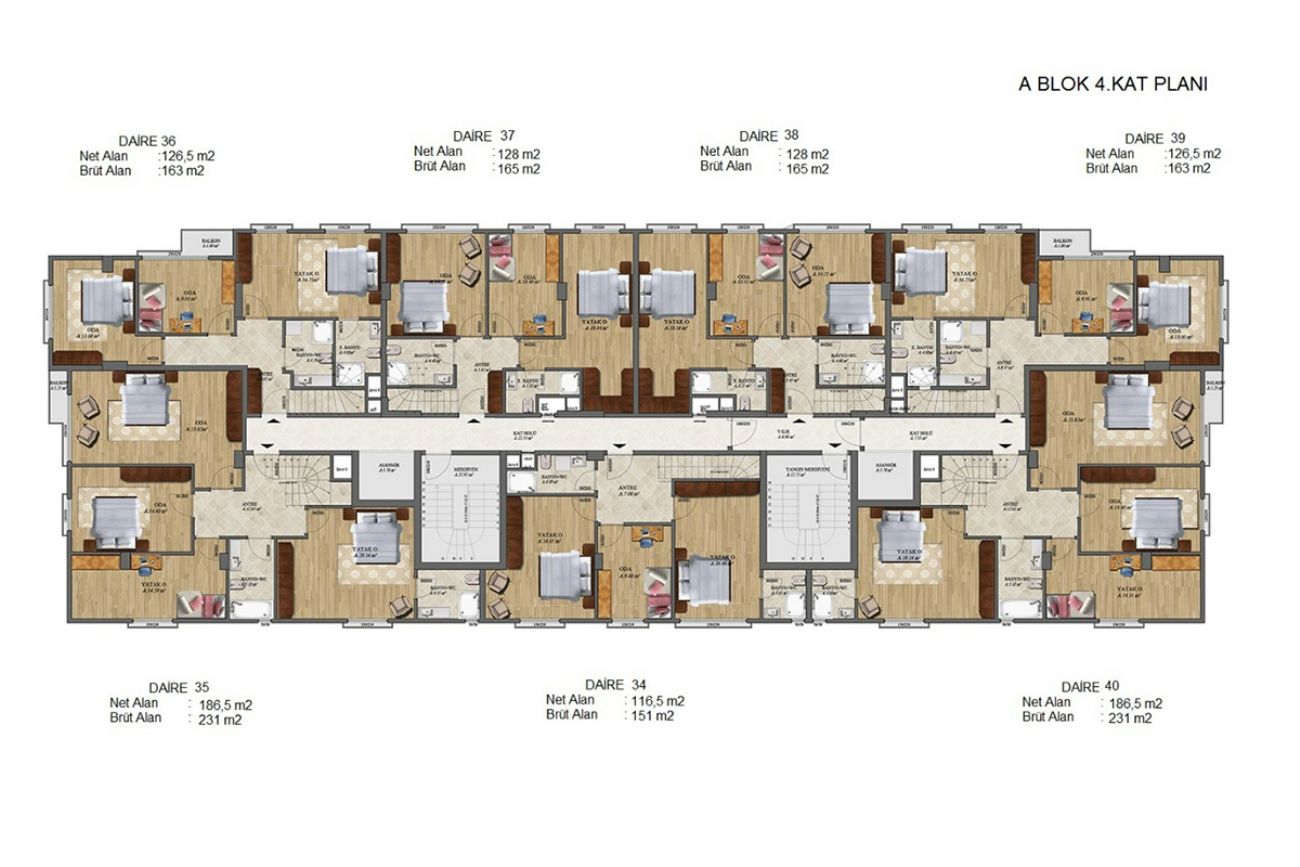 Tuana Prestij Konakları Floor Plans, Real Estate, Property, Turkey