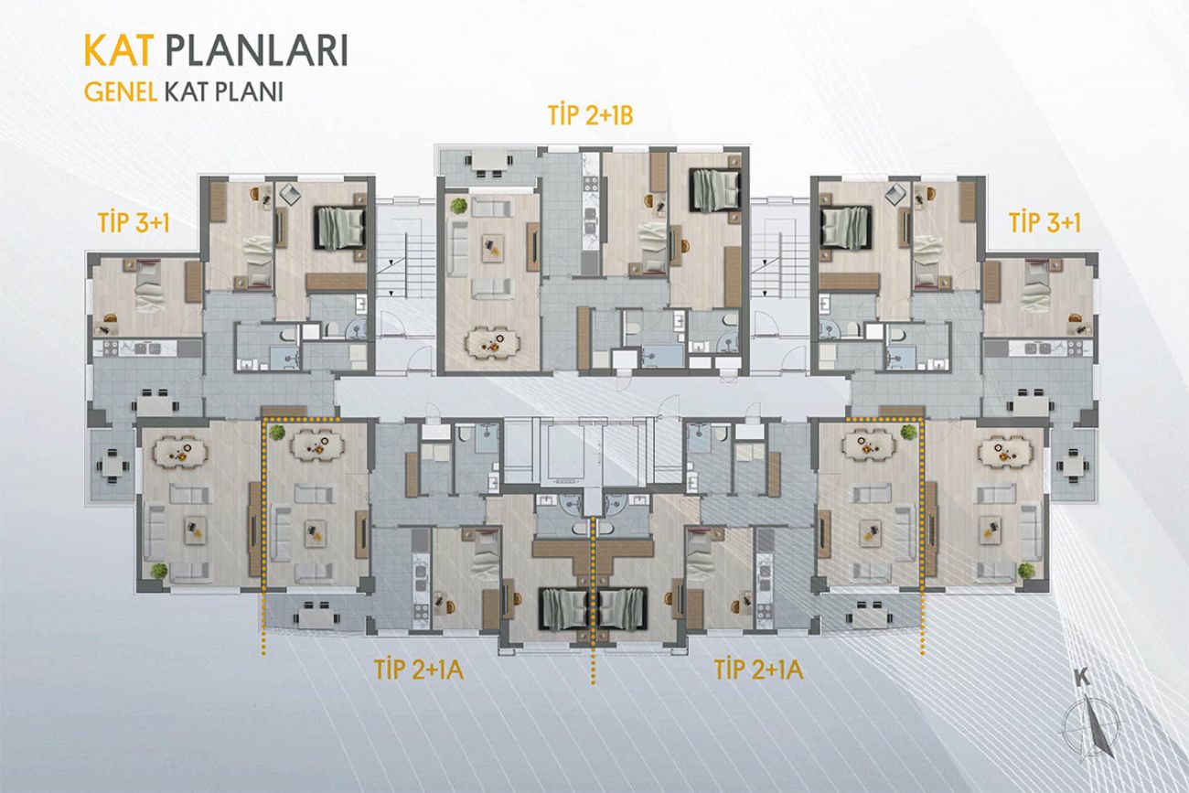 Banu Evleri 4 Floor Plans, Real Estate, Property, Turkey