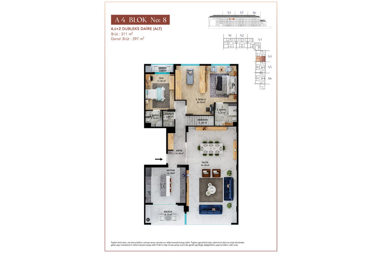 Kuleli La Marin Floor Plans, Real Estate, Property, Turkey