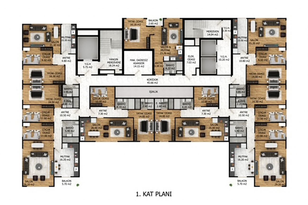 Önallar Flats Floor Plans, Real Estate, Property, Turkey