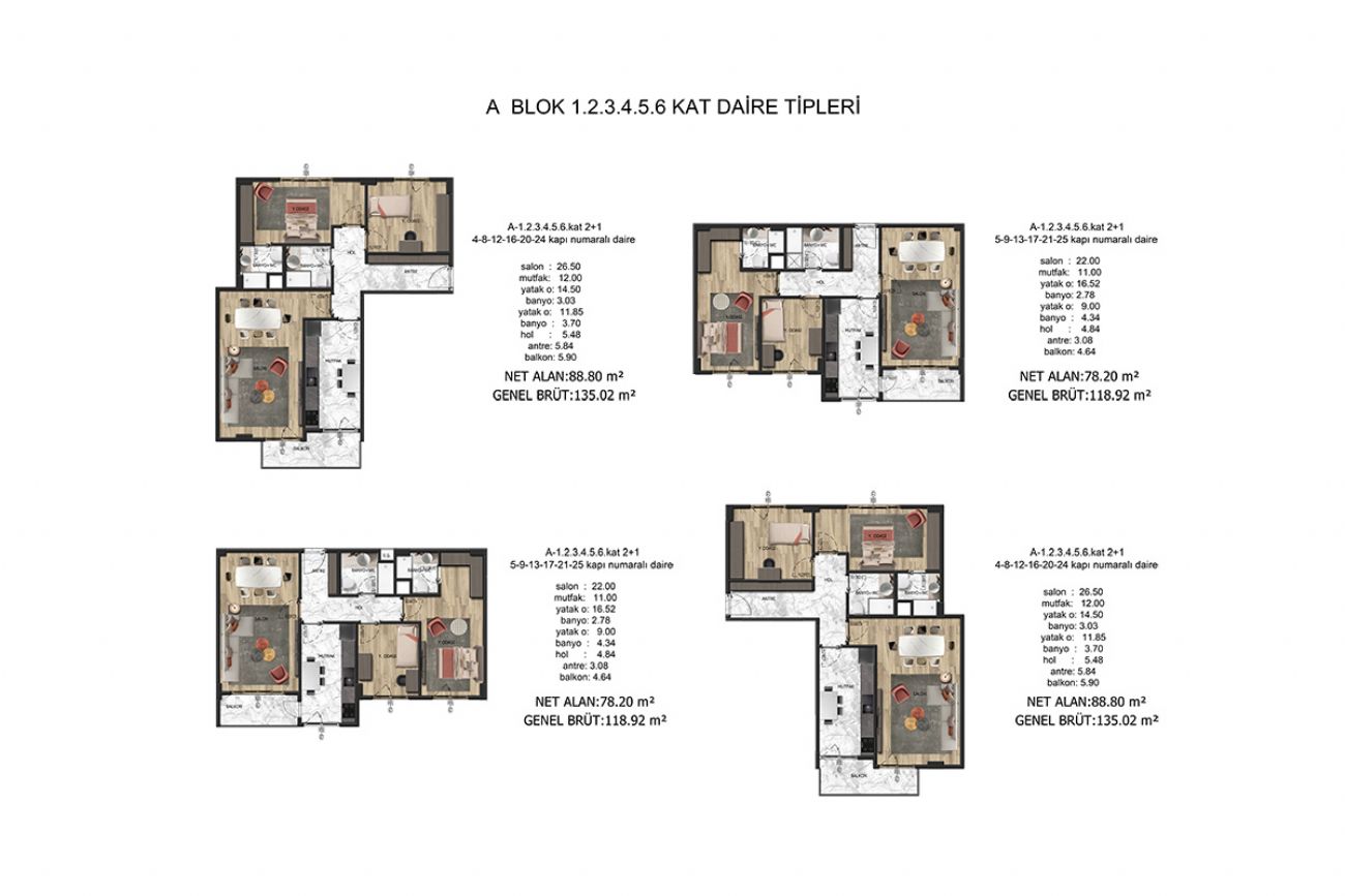 Demir Garden Floor Plans, Real Estate, Property, Turkey