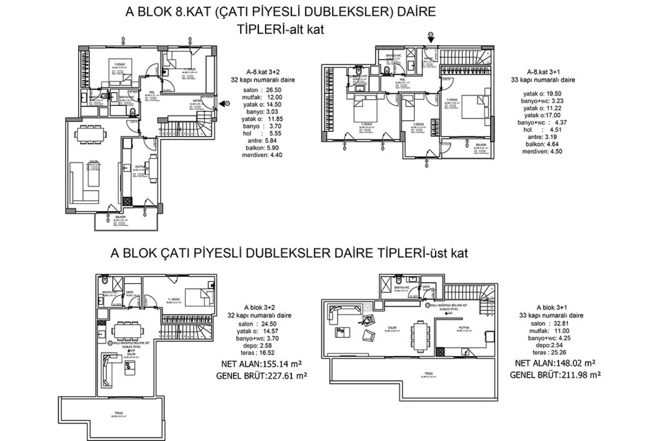 Demir Garden Floor Plans, Real Estate, Property, Turkey