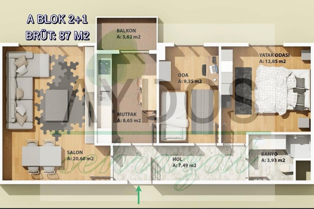 Başbar Aydos Floor Plans, Real Estate, Property, Turkey