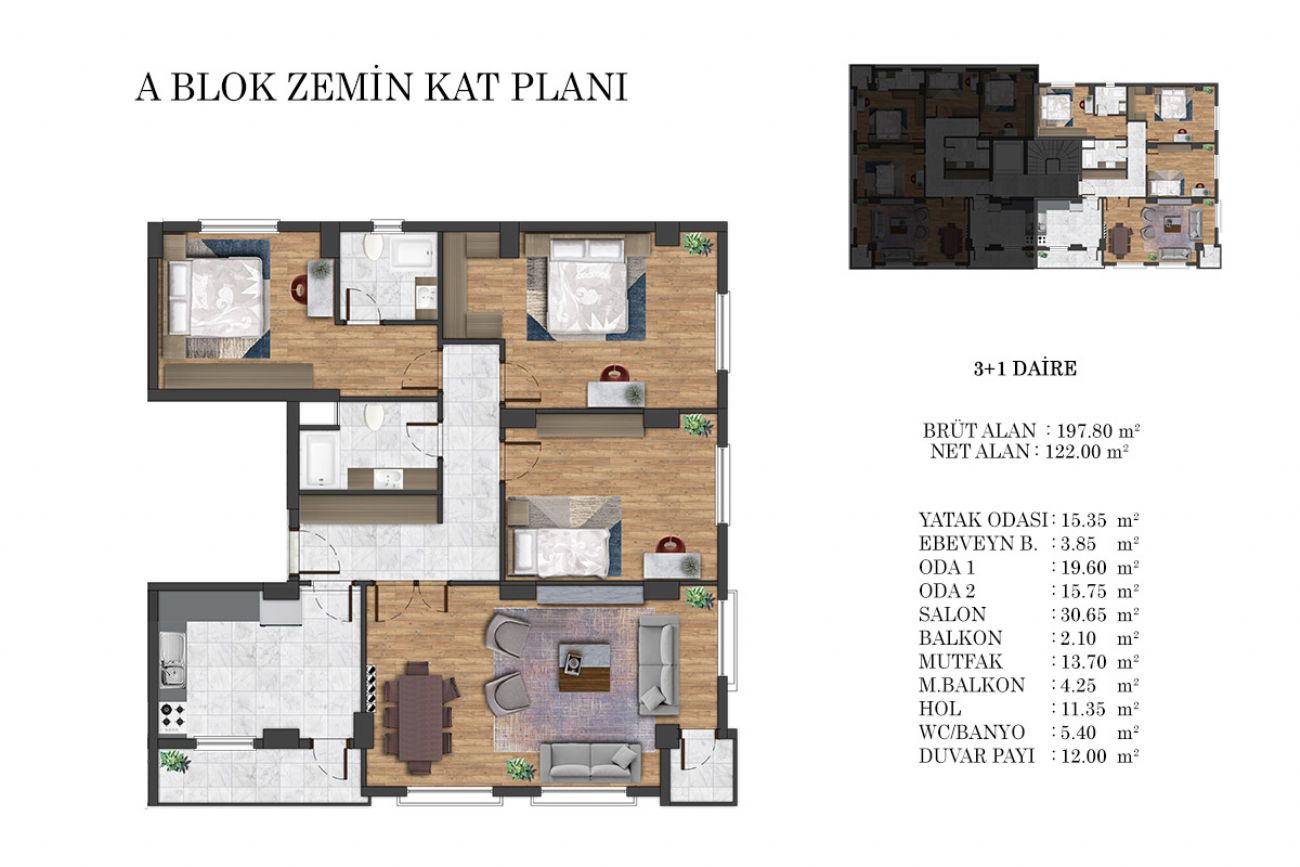 Deniz Park Evleri Floor Plans, Real Estate, Property, Turkey