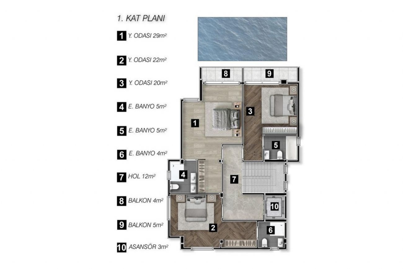 Posidon Villaları Floor Plans, Real Estate, Property, Turkey