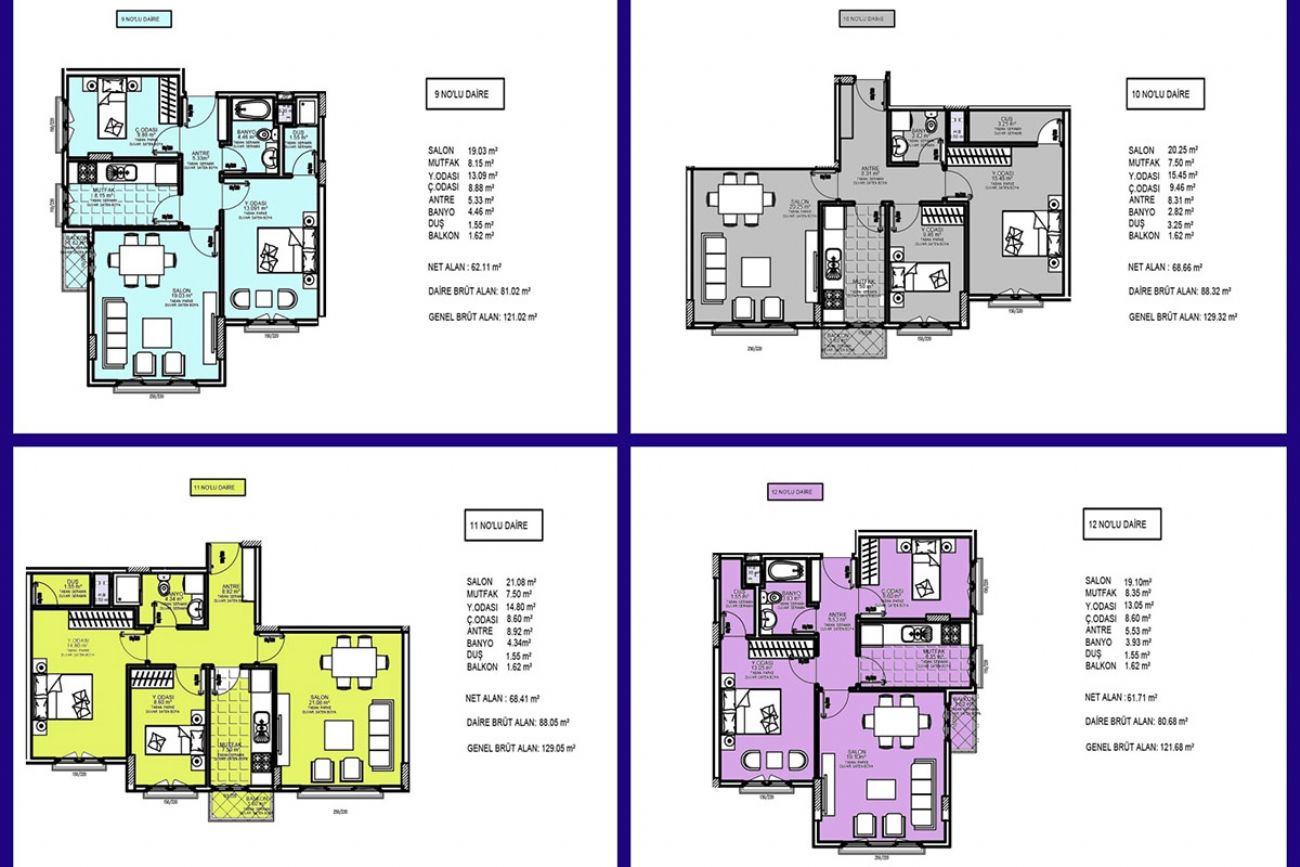 Brn Grup 2 Floor Plans, Real Estate, Property, Turkey