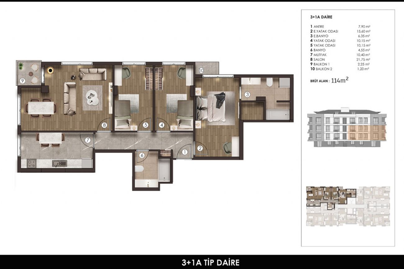 Marmarin Elit Floor Plans, Real Estate, Property, Turkey