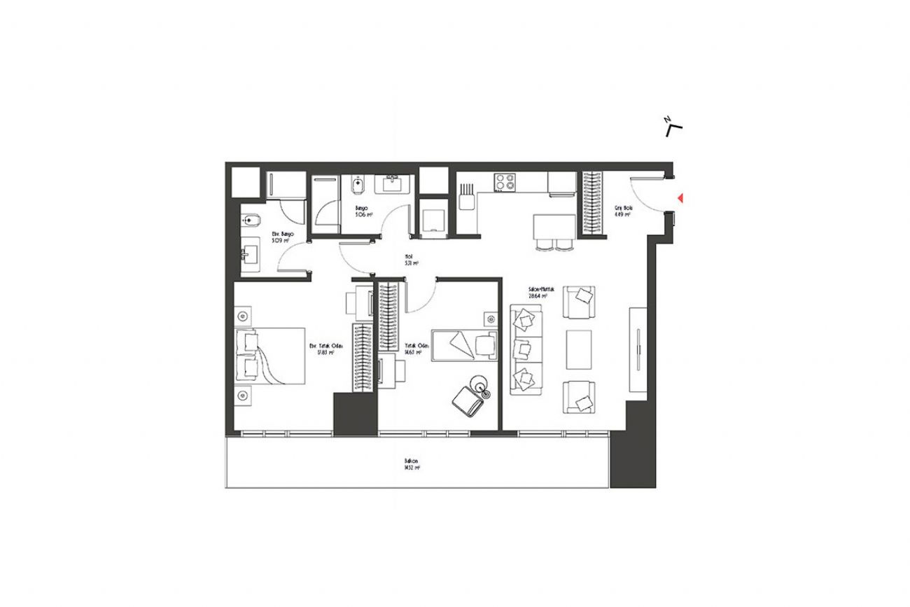 Nurol Life Floor Plans, Real Estate, Property, Turkey