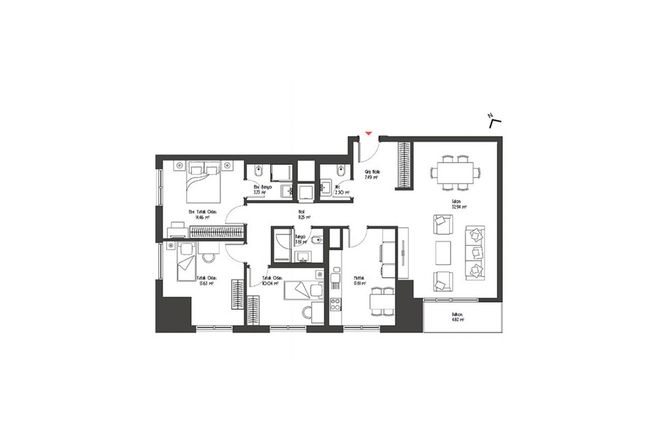 Nurol Life Floor Plans, Real Estate, Property, Turkey