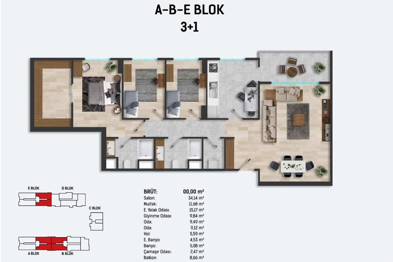 Siltas Koru Park Floor Plans, Real Estate, Property, Turkey