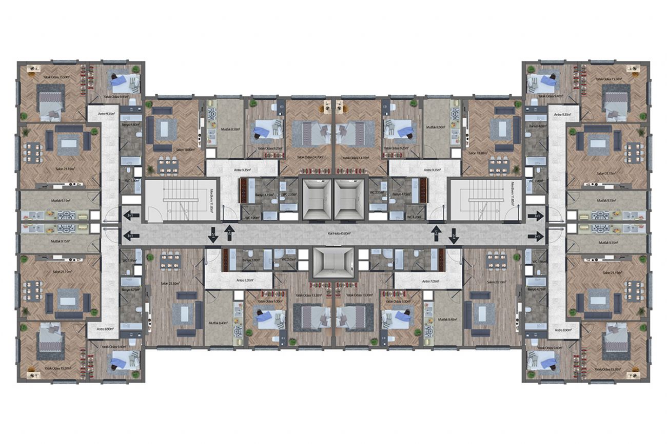 Yaşam Güneşli Floor Plans, Real Estate, Property, Turkey