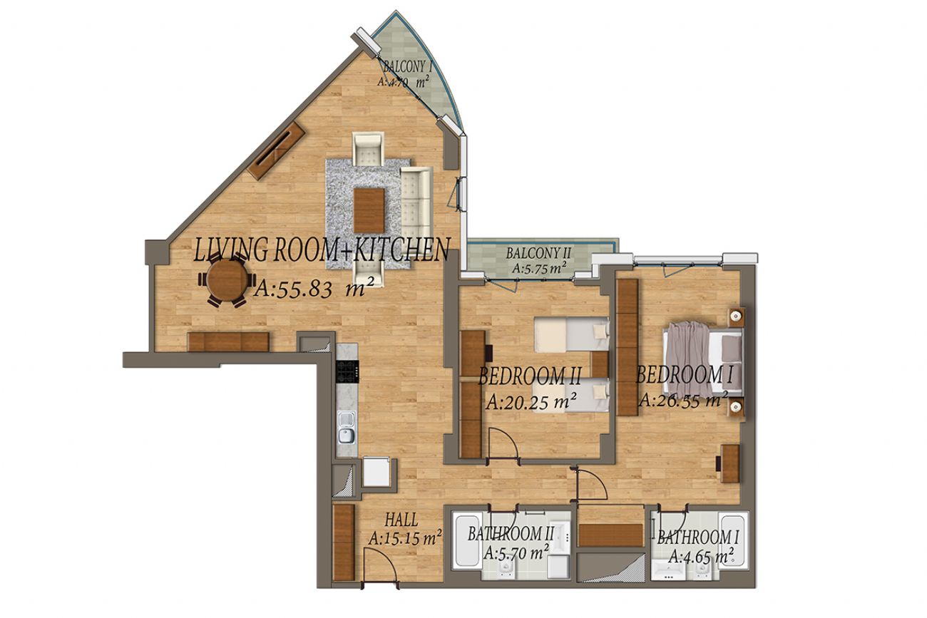 City Center Floor Plans, Real Estate, Property, Turkey