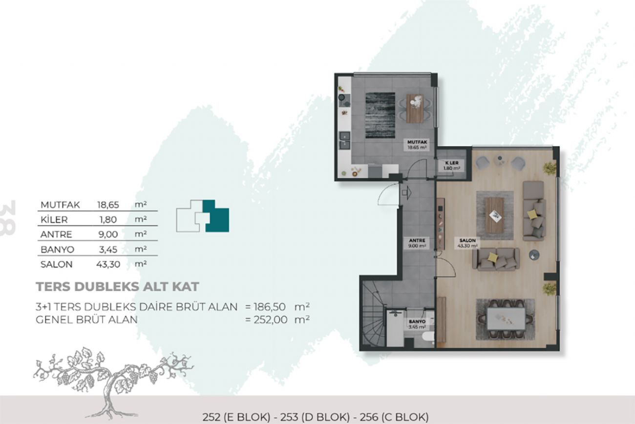 The Fifth Season Floor Plans, Real Estate, Property, Turkey