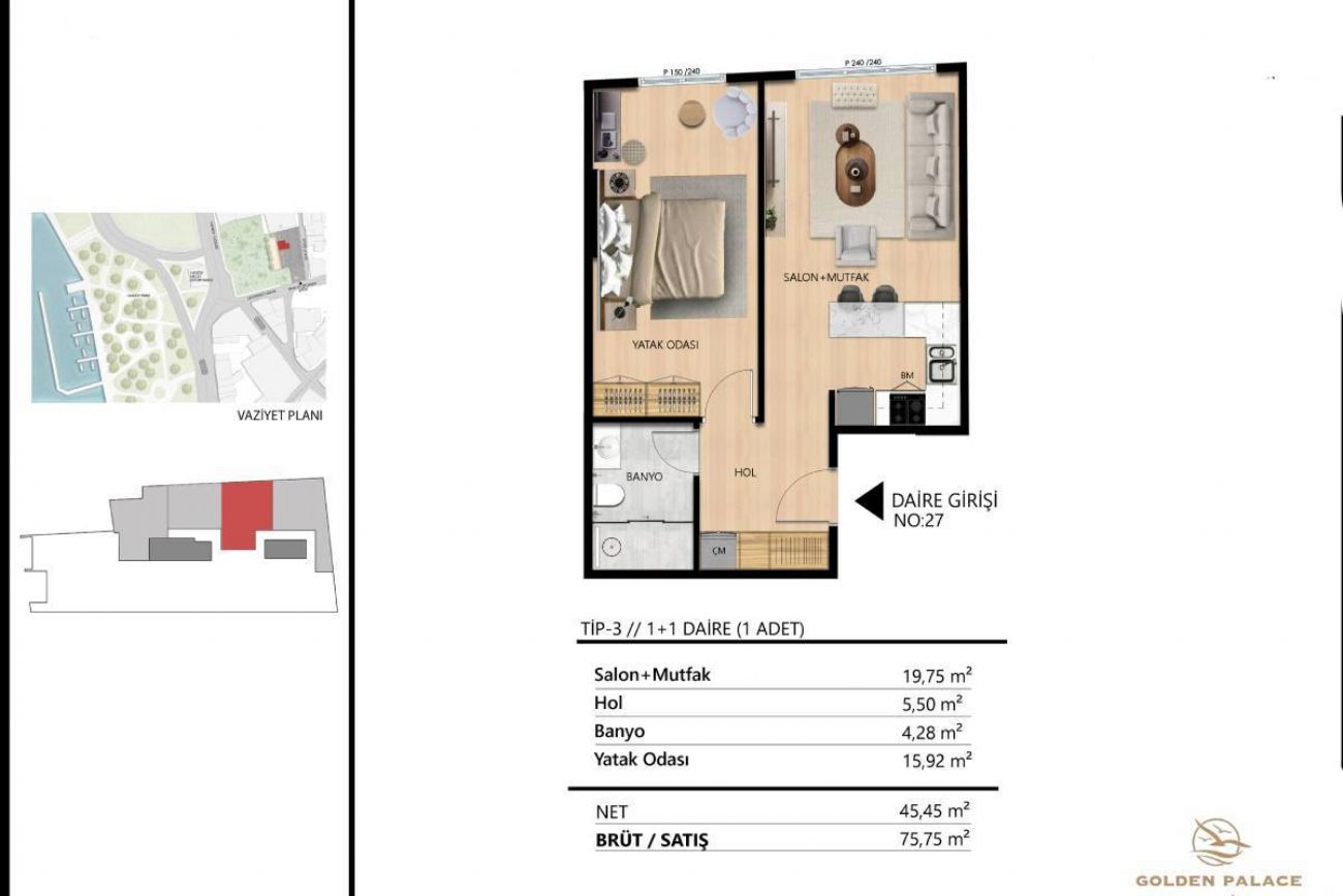 Golden Palace Halic Floor Plans, Real Estate, Property, Turkey