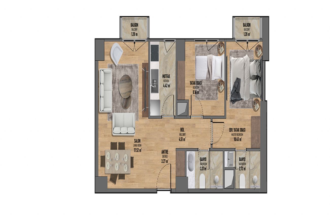 İki Yaka Fikirtepe Floor Plans, Real Estate, Property, Turkey