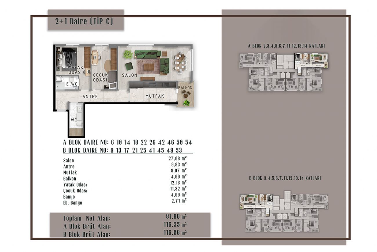 Deniz Göl Konakları Floor Plans, Real Estate, Property, Turkey