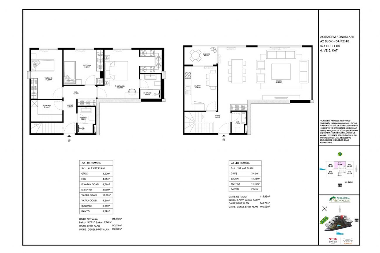 Acıbadem Konakları Floor Plans, Real Estate, Property, Turkey