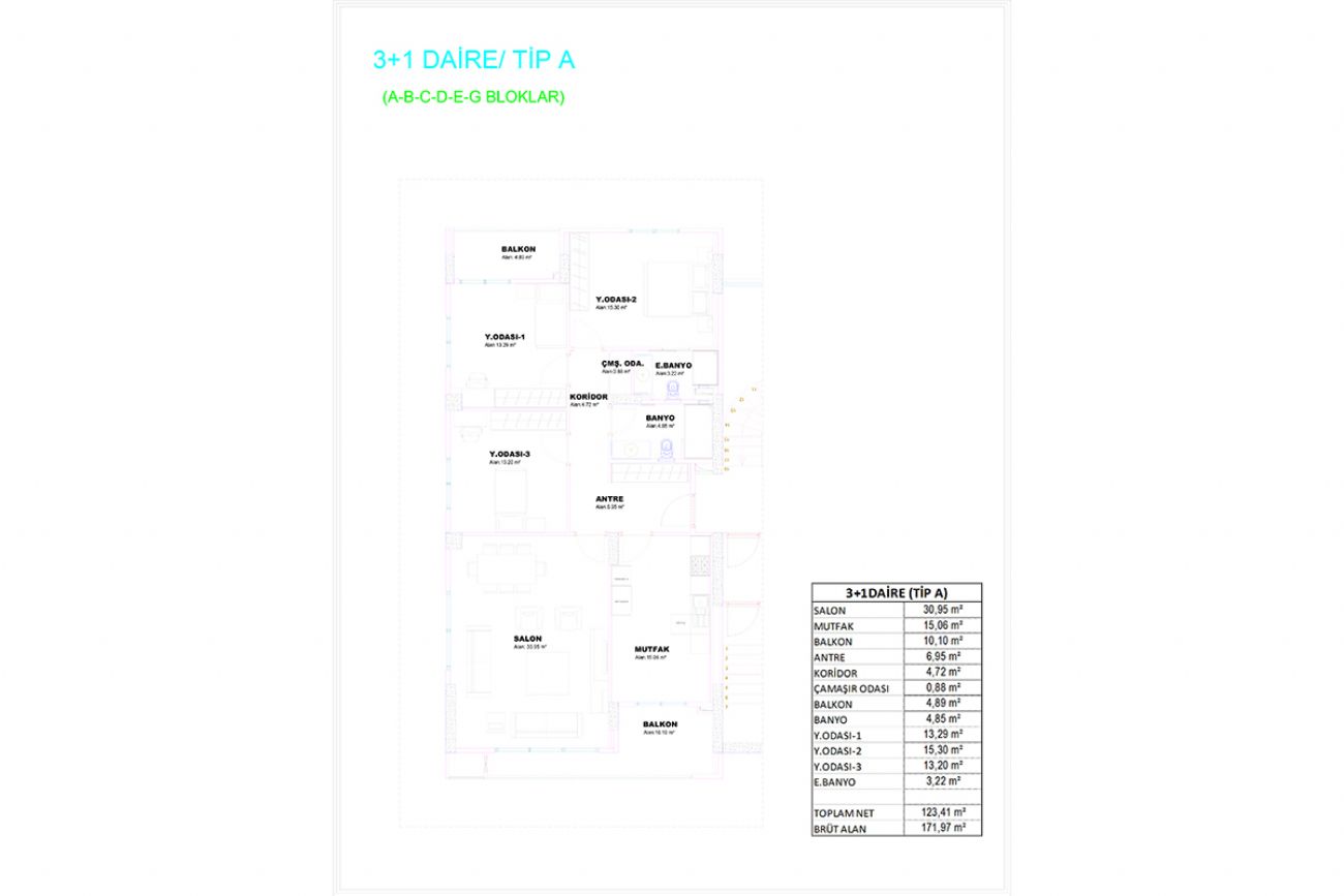 Ahteran Floor Plans, Real Estate, Property, Turkey