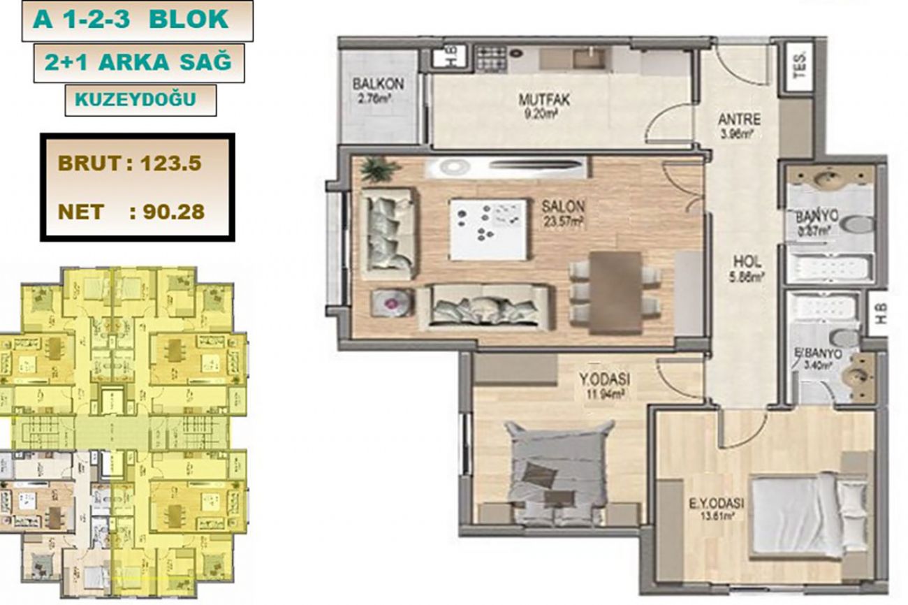 Akkent 2 Floor Plans, Real Estate, Property, Turkey