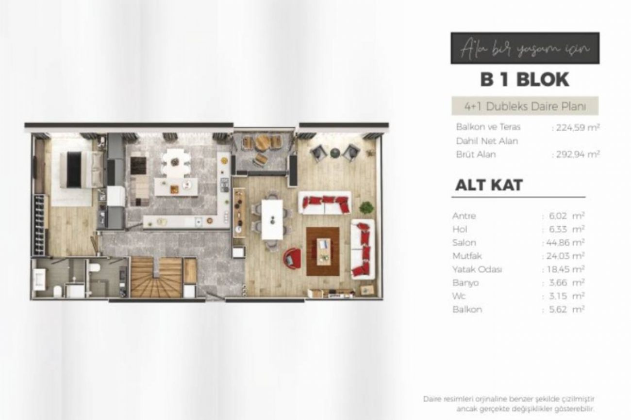 Ala Çamlıca Floor Plans, Real Estate, Property, Turkey