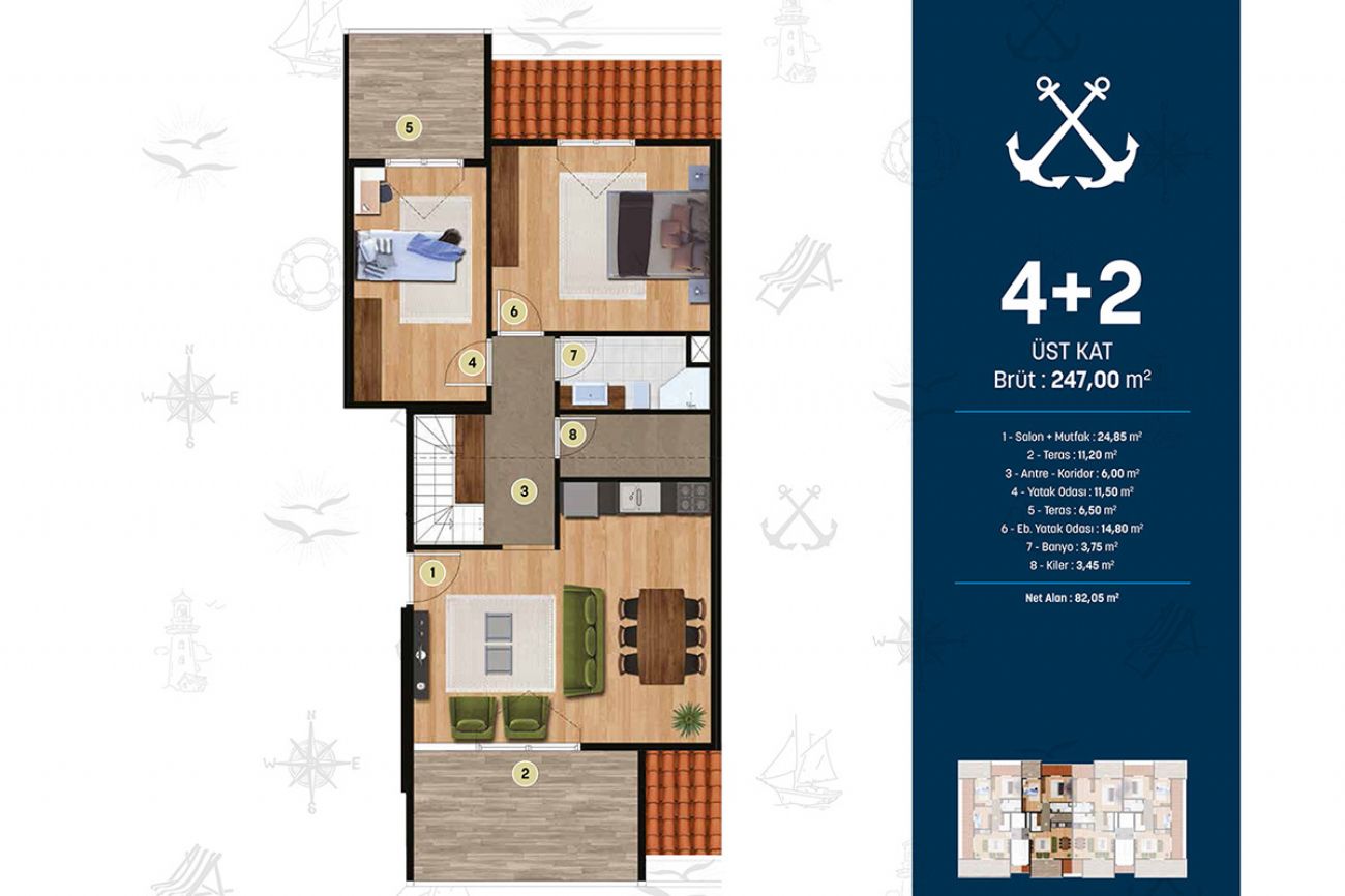 Alya Marin Floor Plans, Real Estate, Property, Turkey