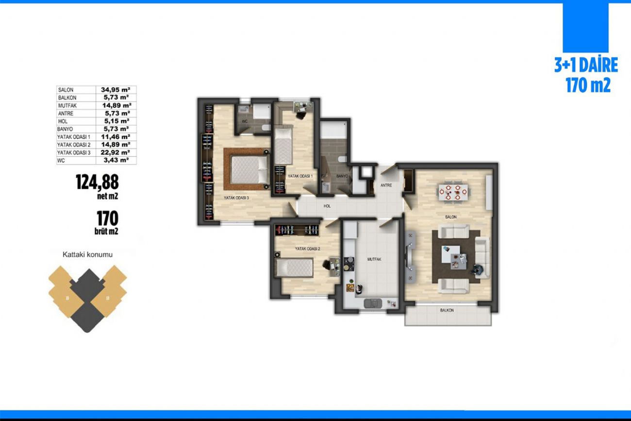 Asfor Kartal Floor Plans, Real Estate, Property, Turkey