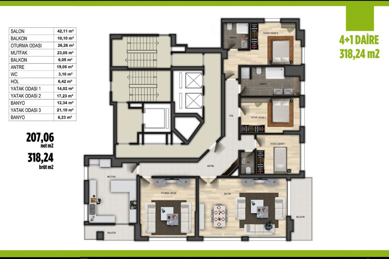 Asfor Kartal Floor Plans, Real Estate, Property, Turkey