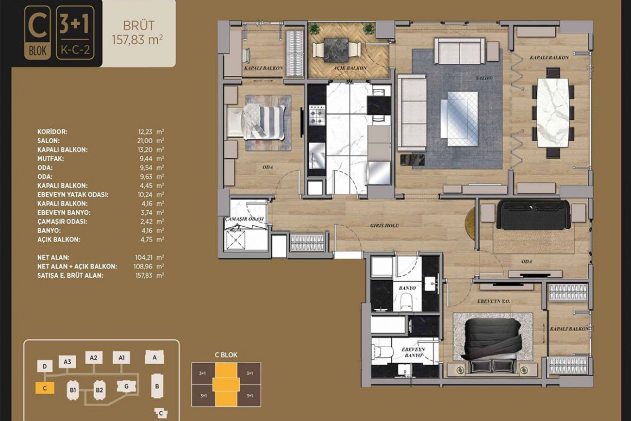 Avangart İstanbul Floor Plans, Real Estate, Property, Turkey