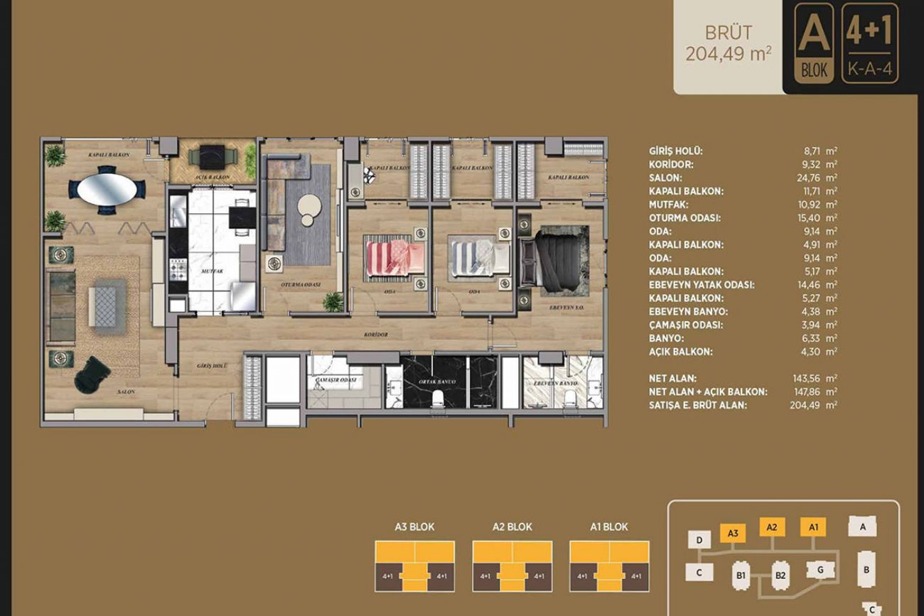 Avangart İstanbul Floor Plans, Real Estate, Property, Turkey