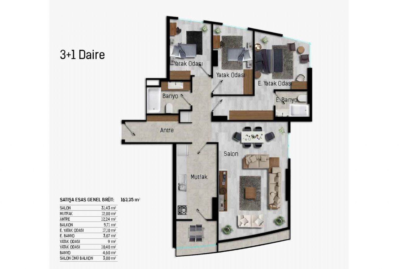 Cuento Elite Floor Plans, Real Estate, Property, Turkey