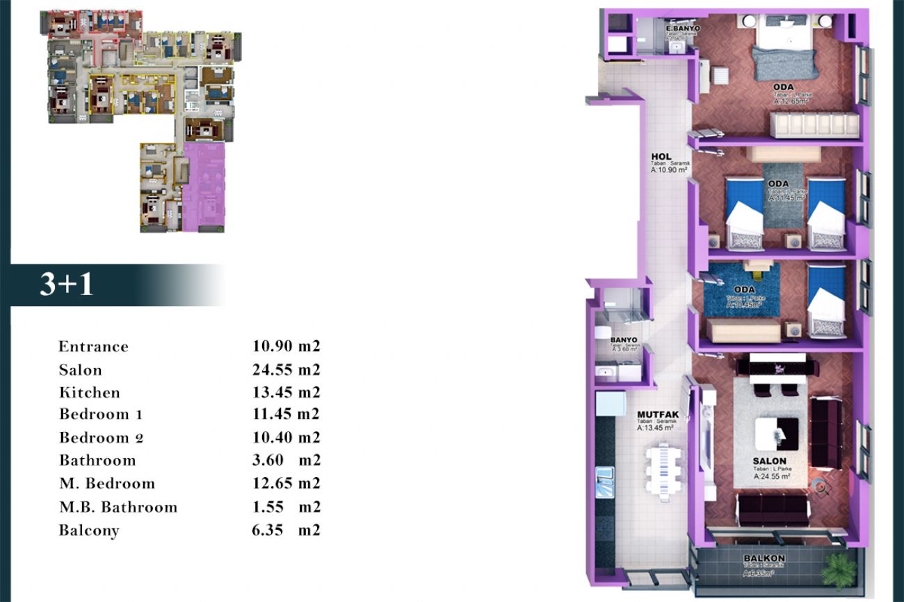 Kırımlı Park Floor Plans, Real Estate, Property, Turkey