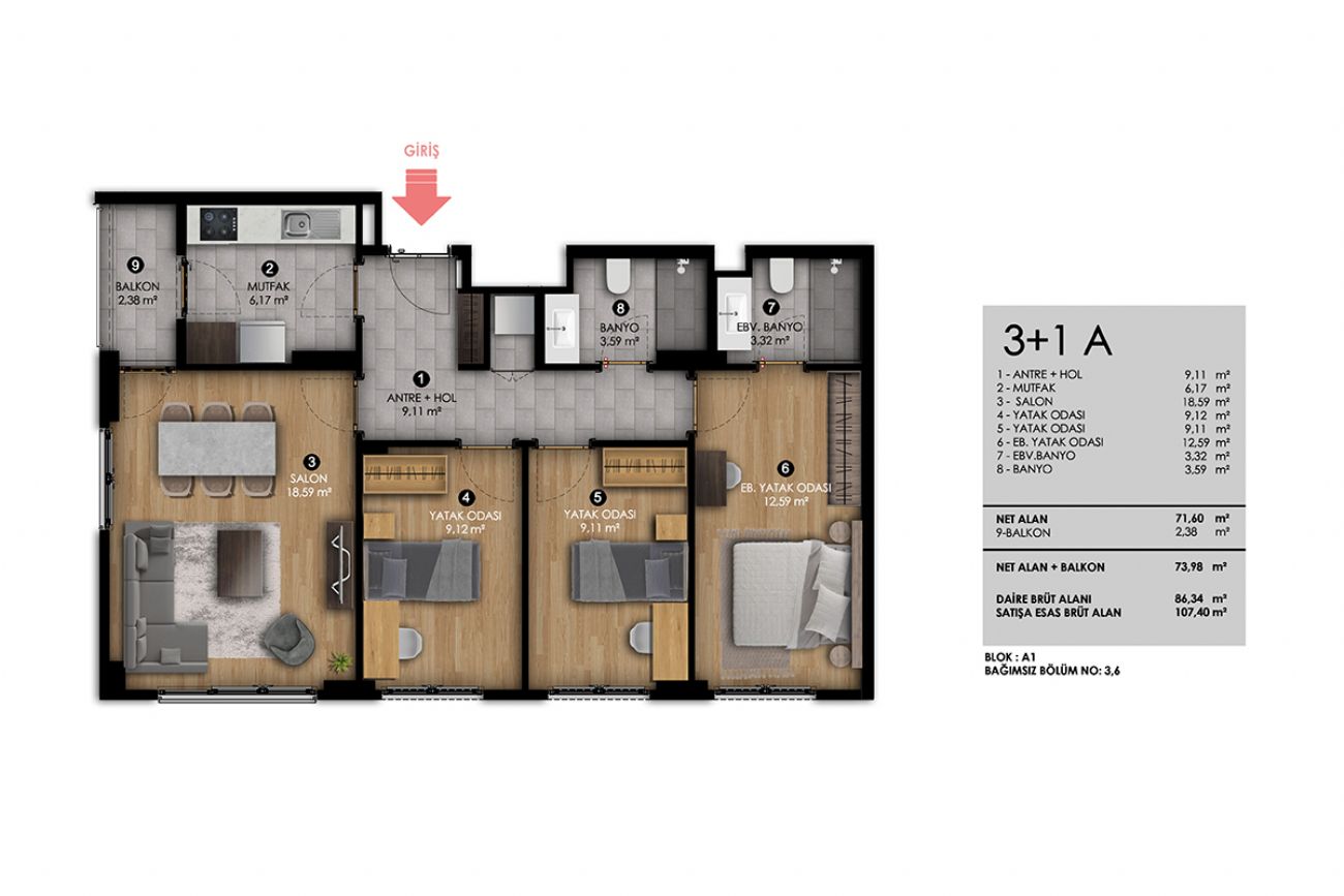 Kiraz Evleri Floor Plans, Real Estate, Property, Turkey